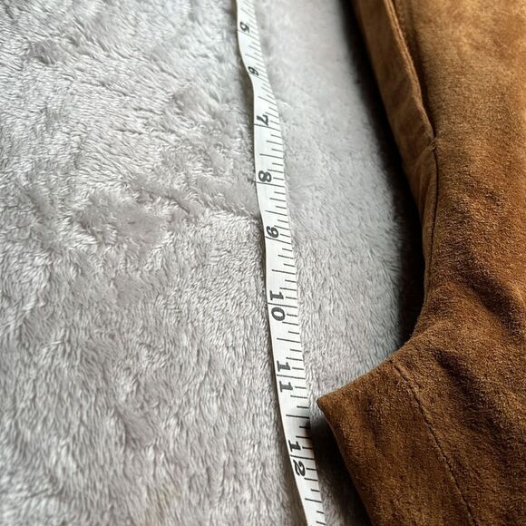 Vtg Chadwick's 4T High Waist 100% Leather Lined Western Bootcut Unisex Pant - Picture 10 of 13